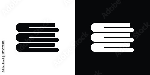 Towel icon line art editable stroke and solid collection for app design