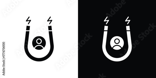 User engagement icon line art editable stroke and solid collection for app design