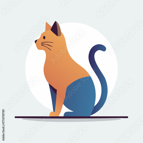 Cat - cute fluffy kitty cat feline pet friend