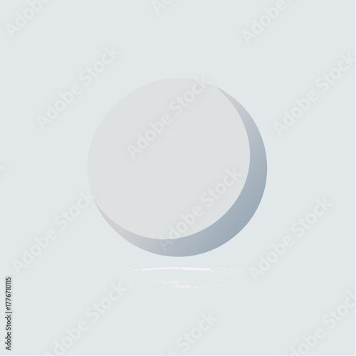 Moon - astrological vector drawing of full phase and crescent moon