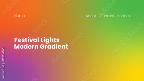 Abstract modern colorful gradient background.