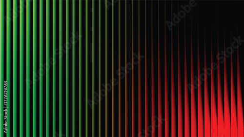 Bright colourful abstract striped vector illustration with dynamic lines and a theatrical curtain design