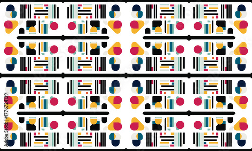 Abstract Modern Minimalist Line Art Vector Pattern Background for Creative Web, Print, and Graphic Design