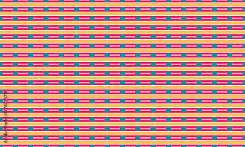 Simple Modern Minimalist Vector Illustration Background with Flat Line Art Pattern for Web, Print, and Packaging