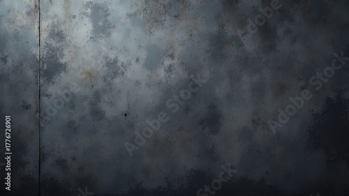 Gritty weathered metallic texture background with industrial grunge and weathered patina for modern design projects