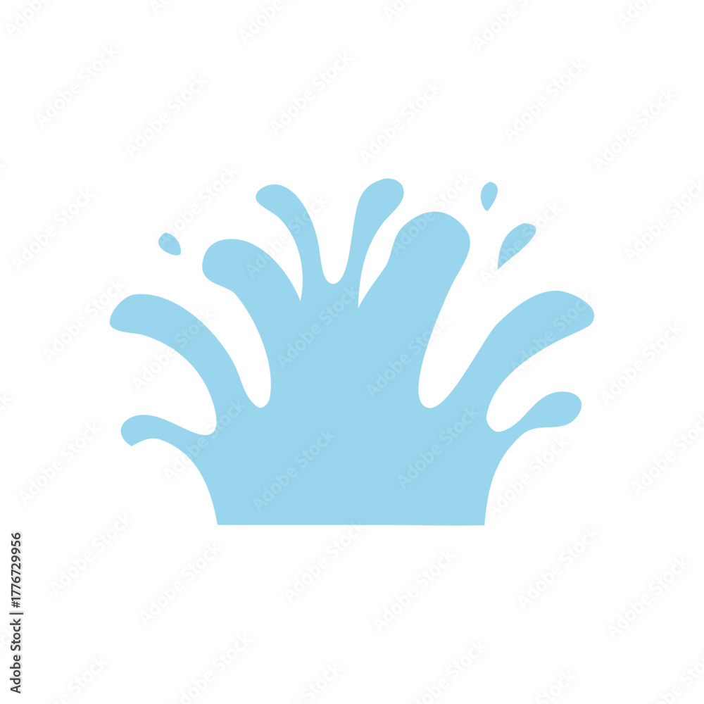 Obraz premium water splash vector