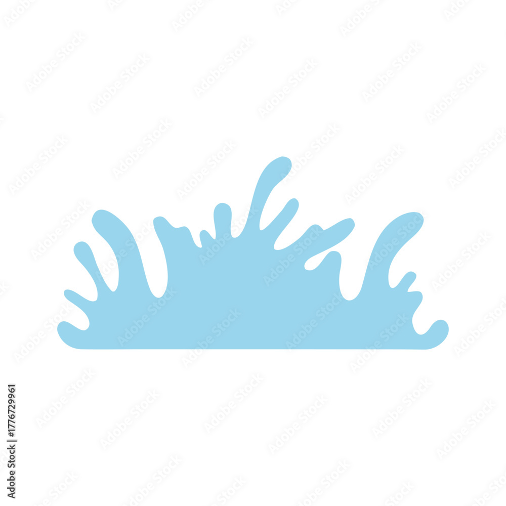 Obraz premium water splash vector