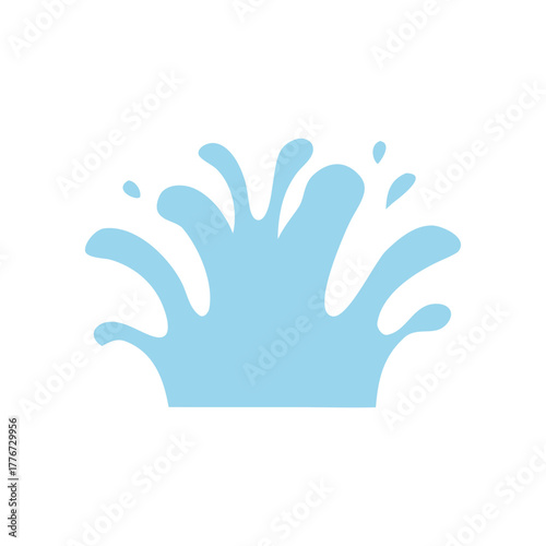 water splash vector