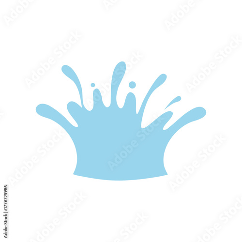 water splash vector