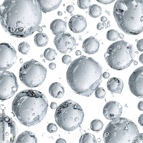 Ultra-Realistic Water Droplets & Condensation - High-Resolution Transparent Liquid Texture  on transparent background