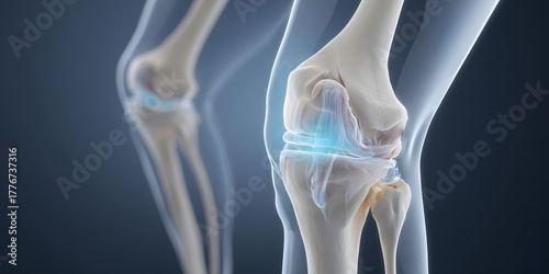 Comprehensive Anatomical Exploration: A Detailed Depiction of the Intricate Mechanics and Structures within the Human Knee Joint