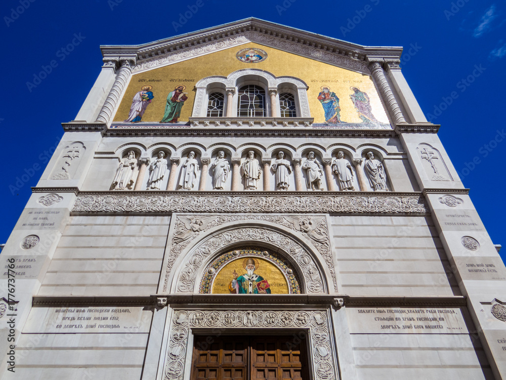 Obraz premium Serbian Orthodox Church of the Holy Trinity and Saint Spyridon, Trieste