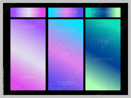 gradient color background set color