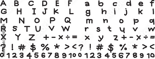 Alphabetical and Numerical Character Set Display