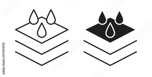 Absorption icon isolated vector Illustration. Vector pictogram for web and app