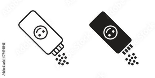 Baby powder icon isolated vector Illustration. Vector pictogram for web and app