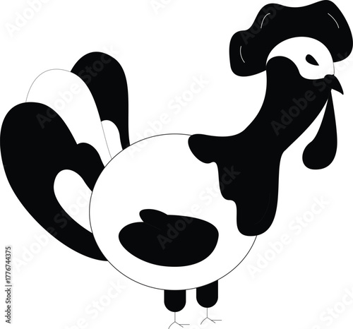 
Turkey with other elements for thanksgiving day