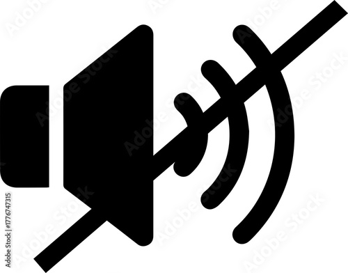 Volume Off Icon , Speaker Off, Silent Sign, Vector PNG 