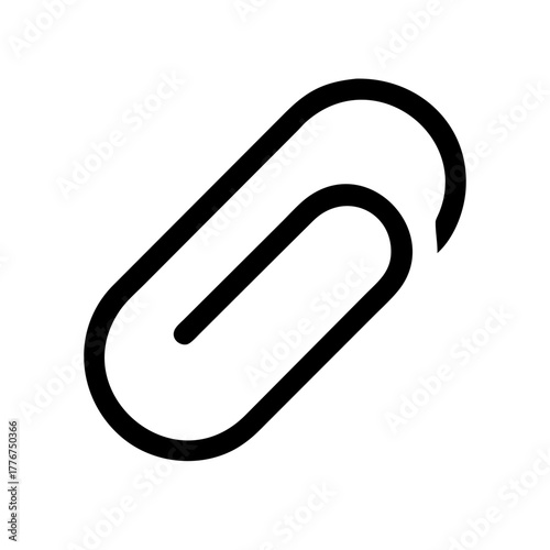 paperclip, clip icon, binder clip, office clip, paper fastener, document clip, stationery icon, metal clip, office supply, attachment icon, file attachment, note clip, spring clip, paper holder