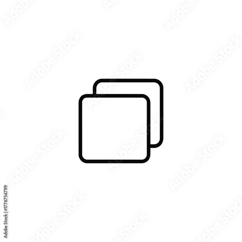 Overlapping Squares Copy Icon