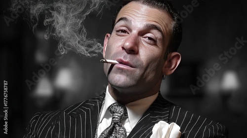 gay mafia - flamboyant mobster - made man in an executive suit