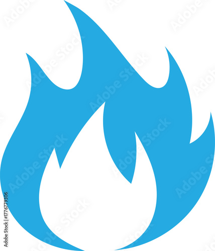 KCAL Flame Icon – Calorie Energy Symbol Vector