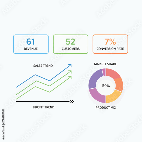 set of infographic elements