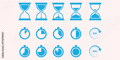 Isolated of Alarm clock with plus sign, medical icon, transparent design