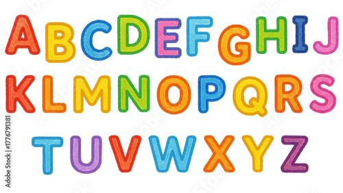 isolated, vector, transparent letters. children's alphabet in doodle style. alphabet. colorful paper clip art, colorful paper clips ,colorful paper clip