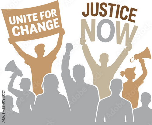 Justice Now Demand Raised Fists