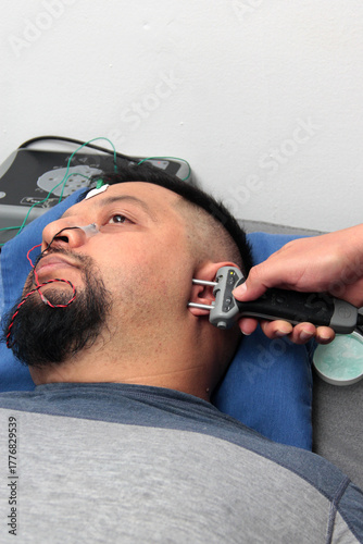 Photography Electromyography EMG and facial nerve conduction velocity NCV to assess nerve da