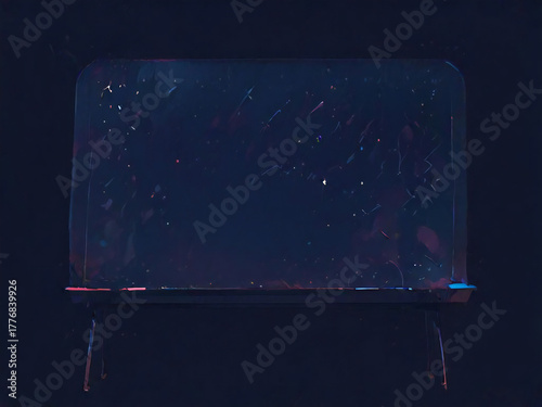 After school, the blackboard transforms into a starry sky