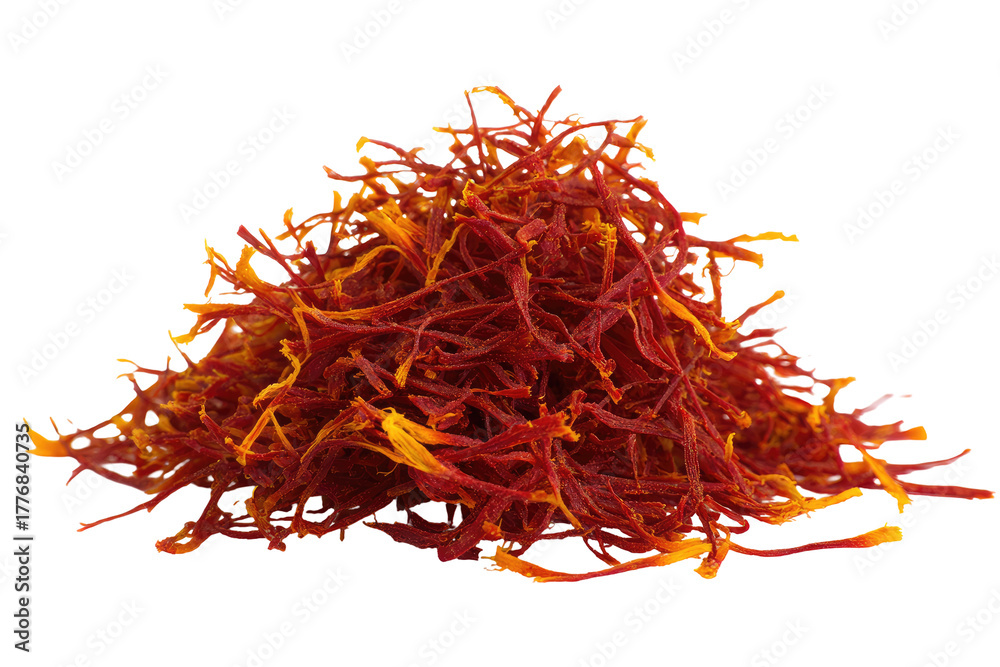 Naklejka premium Pile of saffron threads