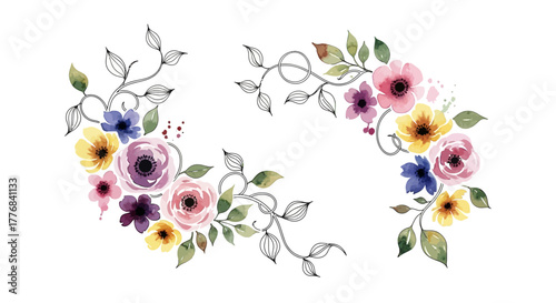 Dynamic rgb banner advertisement design featuring abstract geometric shapes and bold typography for a modern campaign