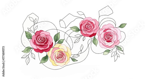 Modern abstract rgb banner design with geometric shapes and dynamic curves for advertising and promotions