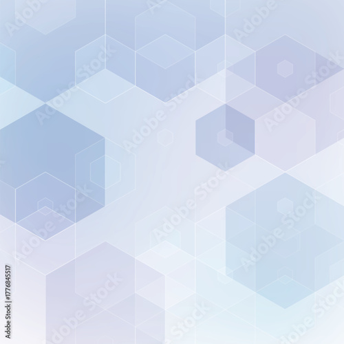 blue hexagon background. polygonal style. modern illustration. eps 10