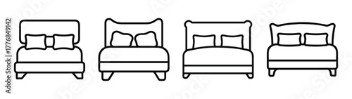 Bed frame styles and bed designs for bedroom furniture interior design and home decor ideas