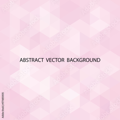 pink triangular background. polygonal style. modern illustration. eps 10