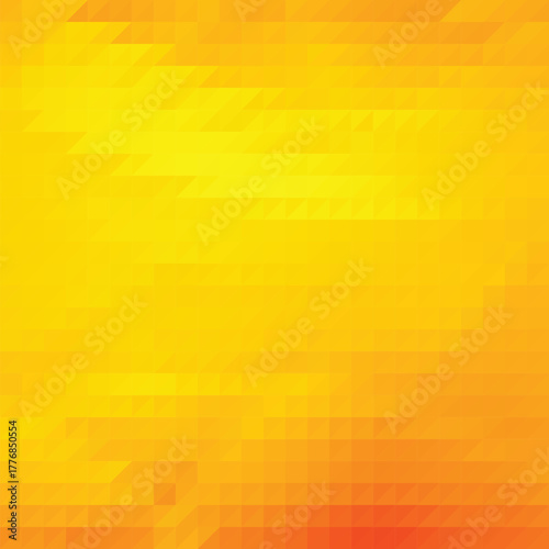 yellow triangle background. vector geometric illustration. template for presentation. eps 10