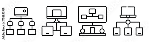 Explore different network topology diagrams and configurations for computer network architecture design planning