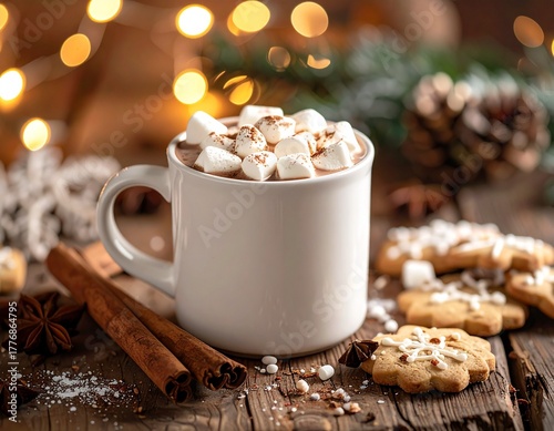 Chocolat chaud et guimauves – douceur d’hiver et réconfort de Noël