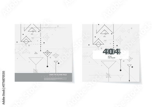 Digital technology futuristic design. Vector pattern on white background. Network communication. Big data lines