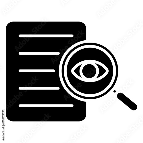 Transparency Glyph Icon