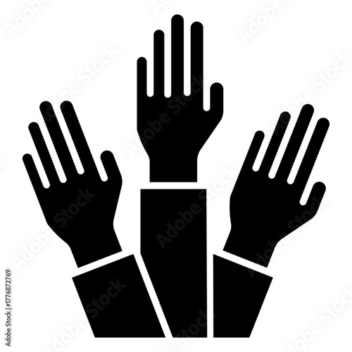 Participation Glyph Icon