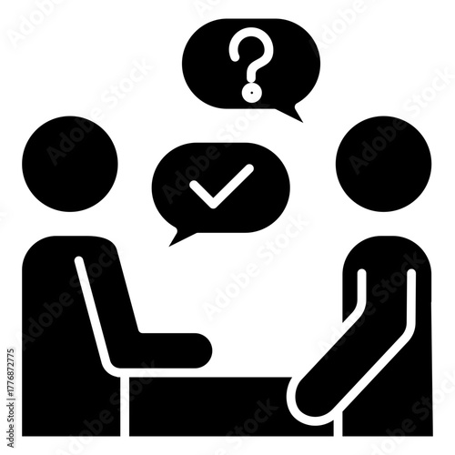 Participation Glyph Icon