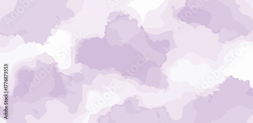 Abstract Watercolor Background Delicate Shades of Purple, Ideal for Web Design and Branding