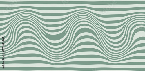 Mesmerizing wavy stripe pattern creating a captivating optical illusion of fluid motion and dynamic distortion on an abstract graphic background