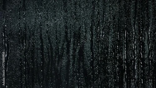 water drops on black background