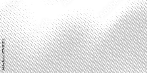 Abstract white and gray color background with halftone effect, dot pattern. grey; web; white; template; minimal;