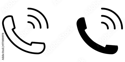  voice telephone icon design vector icon
